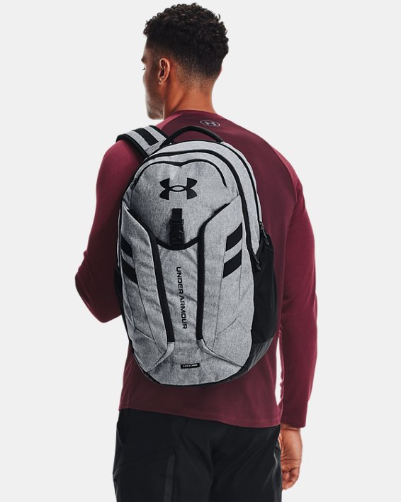 UA Hustle Pro Backpack, Gray, pdpMainDesktop image number 8